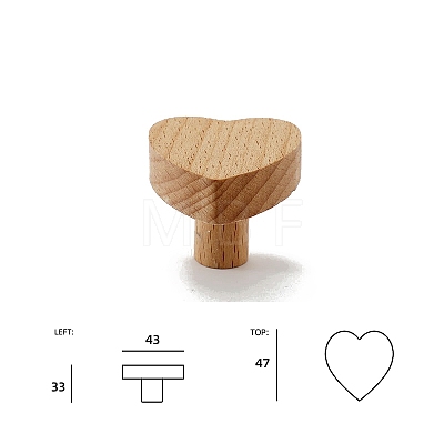Wood Drawer Knobs PW-WG23830-01-1