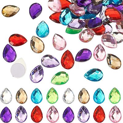 Fingerinspire 80Pcs 8 Colors Extra Large Jewelry Sticker TACR-FG0001-04-1