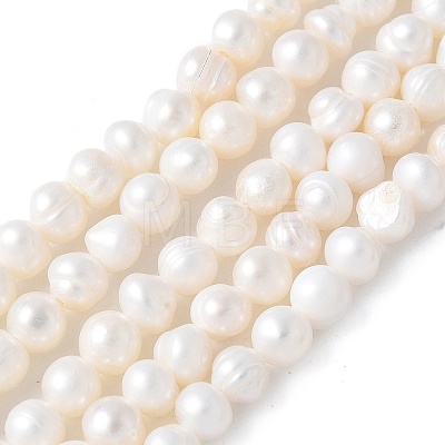 Natural Cultured Freshwater Pearl Beads Strands PEAR-I007-07H-01B-1