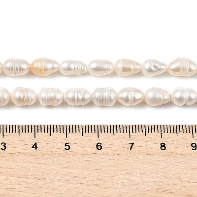 Natural Cultured Freshwater Pearl Beads Strands PEAR-I007-01B-03B-1