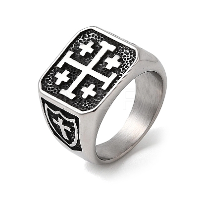 304 Stainless Steel Finger Rings for Men LS-RJEW-D339-01A-AS-1
