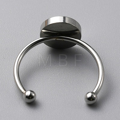 304 Stainless Steel Cuff Ring Components FIND-WH0129-74C-P-1