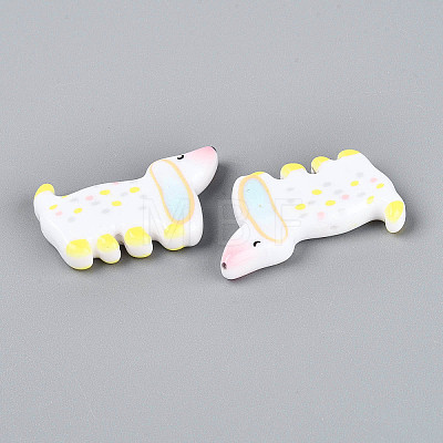 Printed Opaque Resin Beads RESI-N043-04E-1