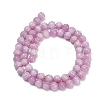 Natural Kunzite Beads Strands G-F835-A01-6mm-1