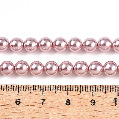 Glass Pearl Beads Strands HY-G002-01C-14-1