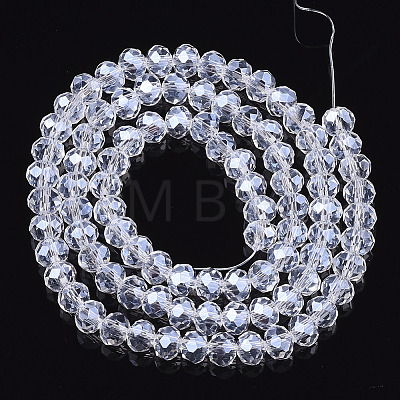 Electroplate Glass Beads Strands EGLA-A044-T4mm-A19-1