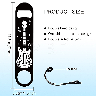 201 Stainless Steel Bottle Opener AJEW-WH0393-021-1