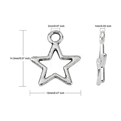 Tibetan Style Alloy Charms LS-K0PGH021-1
