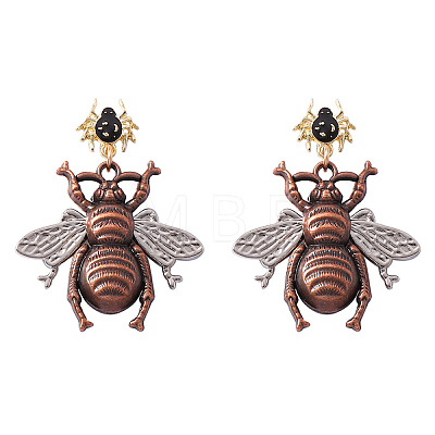 Punk Halloween Zinc Alloy Enemal Stud Dangle Earrings for Women WG4F29B-02-1