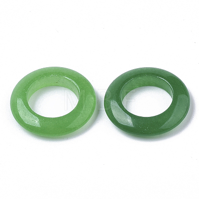 Natural Malaysia Jade Linking Rings G-N0325-05-1