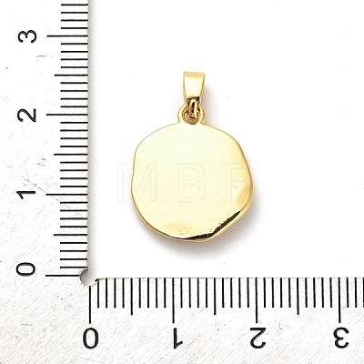 Brass Enamel Pendants KK-M314-08A-G01-1