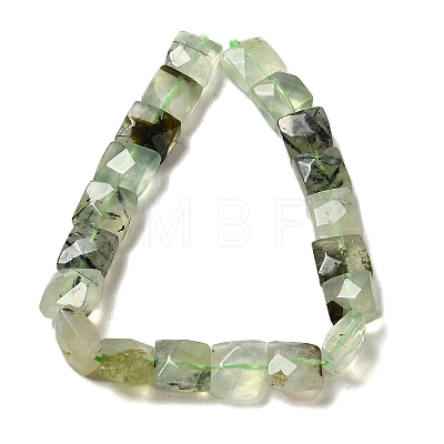 Natural Prehnite Beads Strands G-C109-A05-01-1
