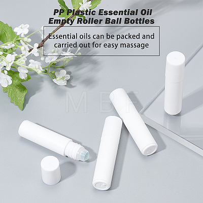 PP Plastic Essential Oil Empty Roller Ball Bottles MRMJ-BC0002-41-1