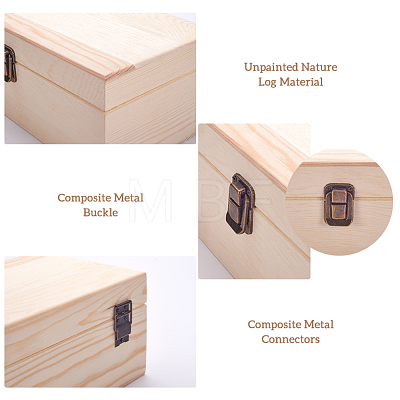 Wooden Storage Boxes Making DIY-BC0002-26-1