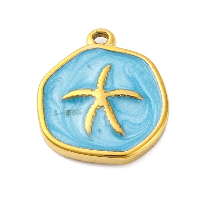 304 Stainless Steel Pendants STAS-V004-11G-01-1