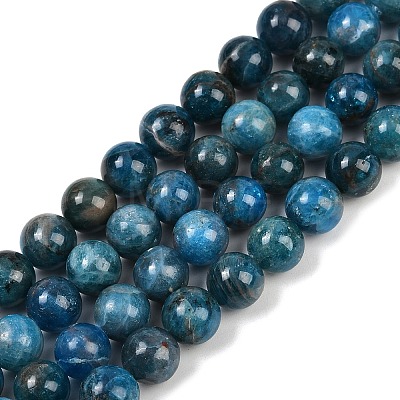 Natural Apatite Beads Strands G-I254-08D-1