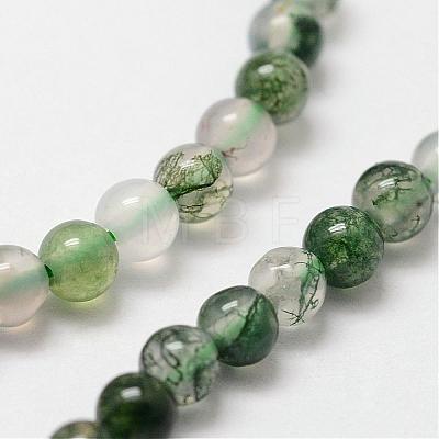 Natural Moss Agate Beads Strands G-N0184-07-2mm-1