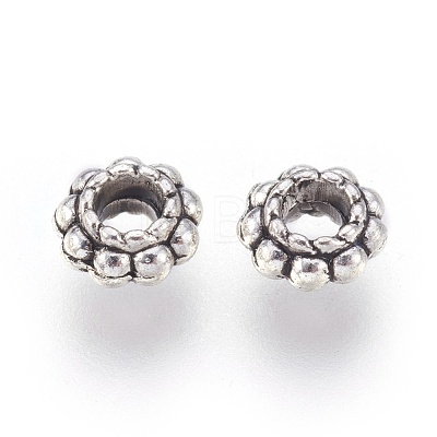 Tibetan Style Alloy Spacer Beads LF1565Y-1
