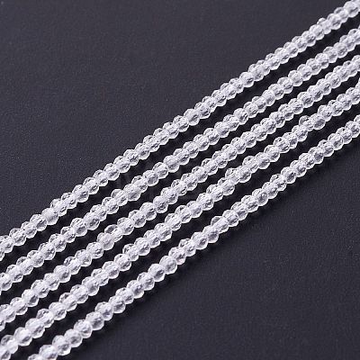 Transparent Glass Beads Strands X-GLAA-C019-01A-33-1