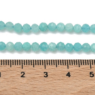 Natural Amazonite Beads Strands G-B168-A13-4mm-1