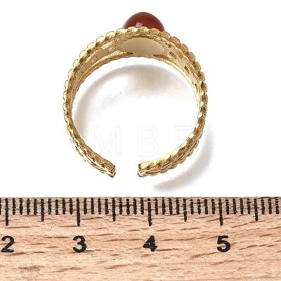 304 Stainless Steel Cuff Open Rings RJEW-F213-03G-1