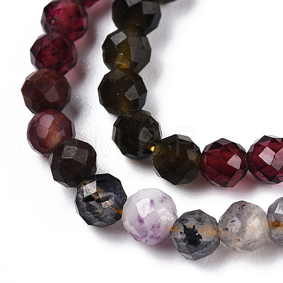 Natural Mixed Gemstone Beads Strands G-D080-A01-02-29-1