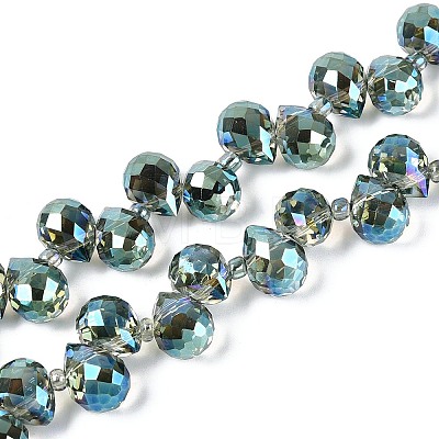 Transparent Glass Beads Strands X-GLAA-T006-14A-1