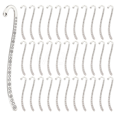 40Pcs Tibetan Style Alloy Bookmarks FIND-ME0002-21-1