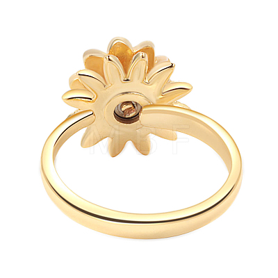 Daisy Rotatable Finger Ring for Women PW-WGB93E2-01-1