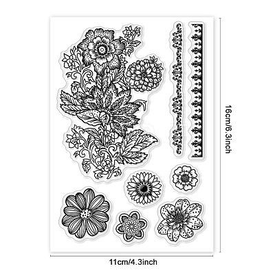 Custom PVC Plastic Clear Stamps DIY-WH0618-0093-1