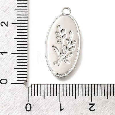 304 Stainless Steel Pendants STAS-E545-02P-1