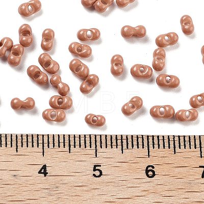 Baking Paint Glass Seed Beads SEED-A033-04B-1