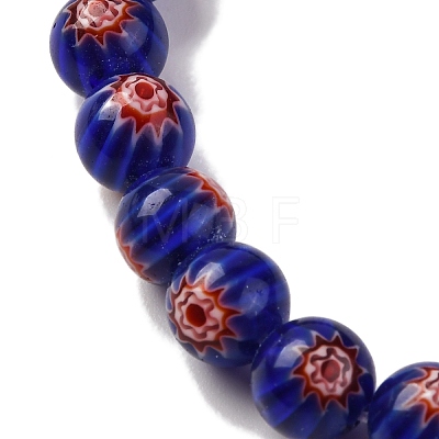 Handmade Millefiori Lampwork Beads Strands LAMP-G164-05G-1