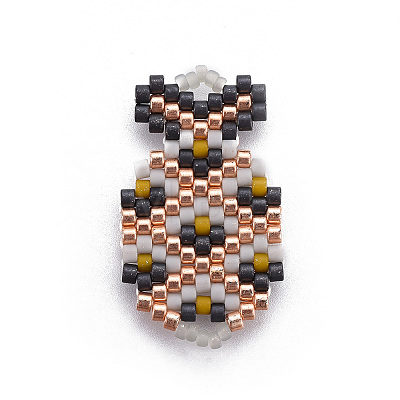 MIYUKI & TOHO Handmade Japanese Seed Beads Pendants SEED-A027-B01-1