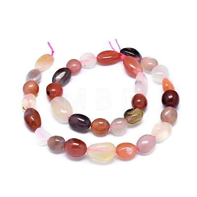 Natural Agate Beads Strands G-D0004-A02-09-1