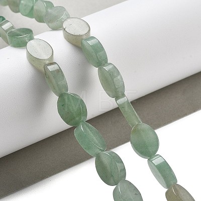 Natural Green Aventurine Beads Strands G-P559-B22-01-1