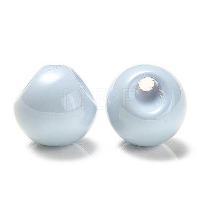 Opaque Acrylic Beads OACR-G012-01D-1