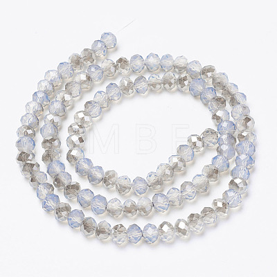 Electroplate Glass Beads Strands EGLA-A034-J2mm-E02-1