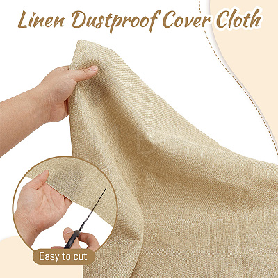 Burlap Speaker Grill Cloth AJEW-WH0459-94C-1