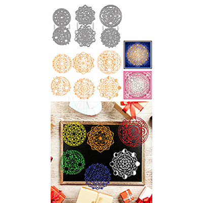 Carbon Steel Cutting Dies Stencils DIY-WH0309-2728-1