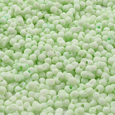 Macaron Color Opaque Frosted Glass Seed Beads SEED-K009-12B-06-1