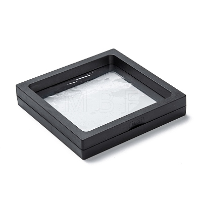 Square Transparent PE Thin Film Suspension Jewelry Display Box CON-D009-01C-03-1