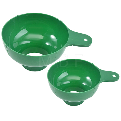 2Pcs Plastic Funnel Set AJEW-BM0001-38B-1