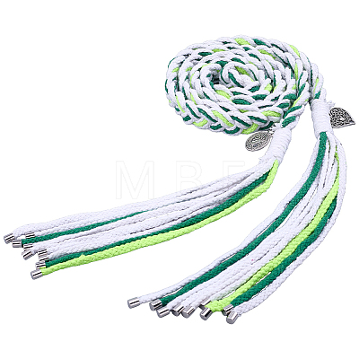 Cotton Cord Composite Board Wrist Corsages for Wedding HJEW-ME00158-1
