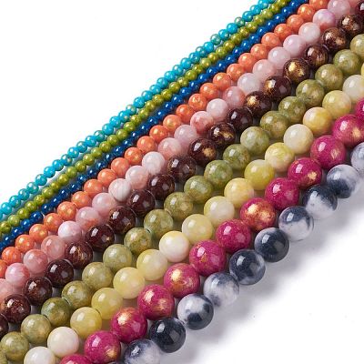 Natural Jade Beads Strands G-H245-04-1