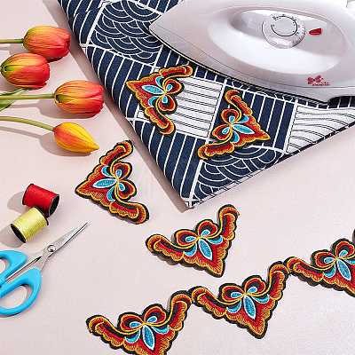 Ethnic Style Embroidery Polyester Ribbons OCOR-WH0060-48B-1