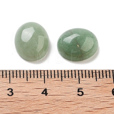 Natural Green Aventurine Cabochons G-G145-01A-39-1