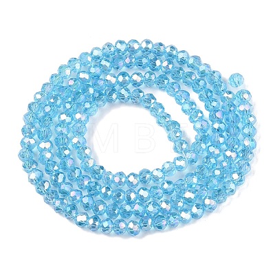 Electroplate Glass Beads Strands LS-EGLA-A044-T2mm-B08-1