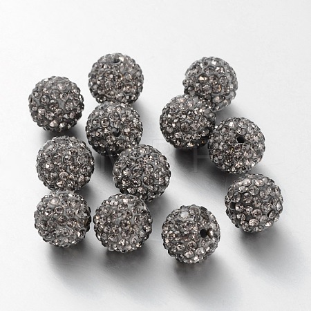 Pave Disco Ball Beads RB-Q195-8mm-215-1