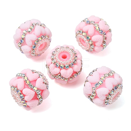 Rwsin & Acrylic & ABS Imitation Pearl Beads RE-CBA1913-03A-1